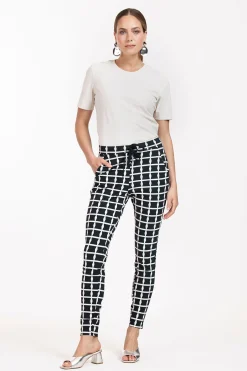 Stairdown squares trousers - dblue/kit
