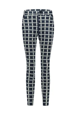 Stairdown squares trousers - dblue/kit