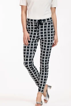 Stairdown squares trousers - dblue/kit