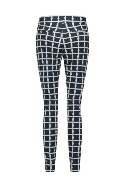 Stairdown squares trousers - dblue/kit