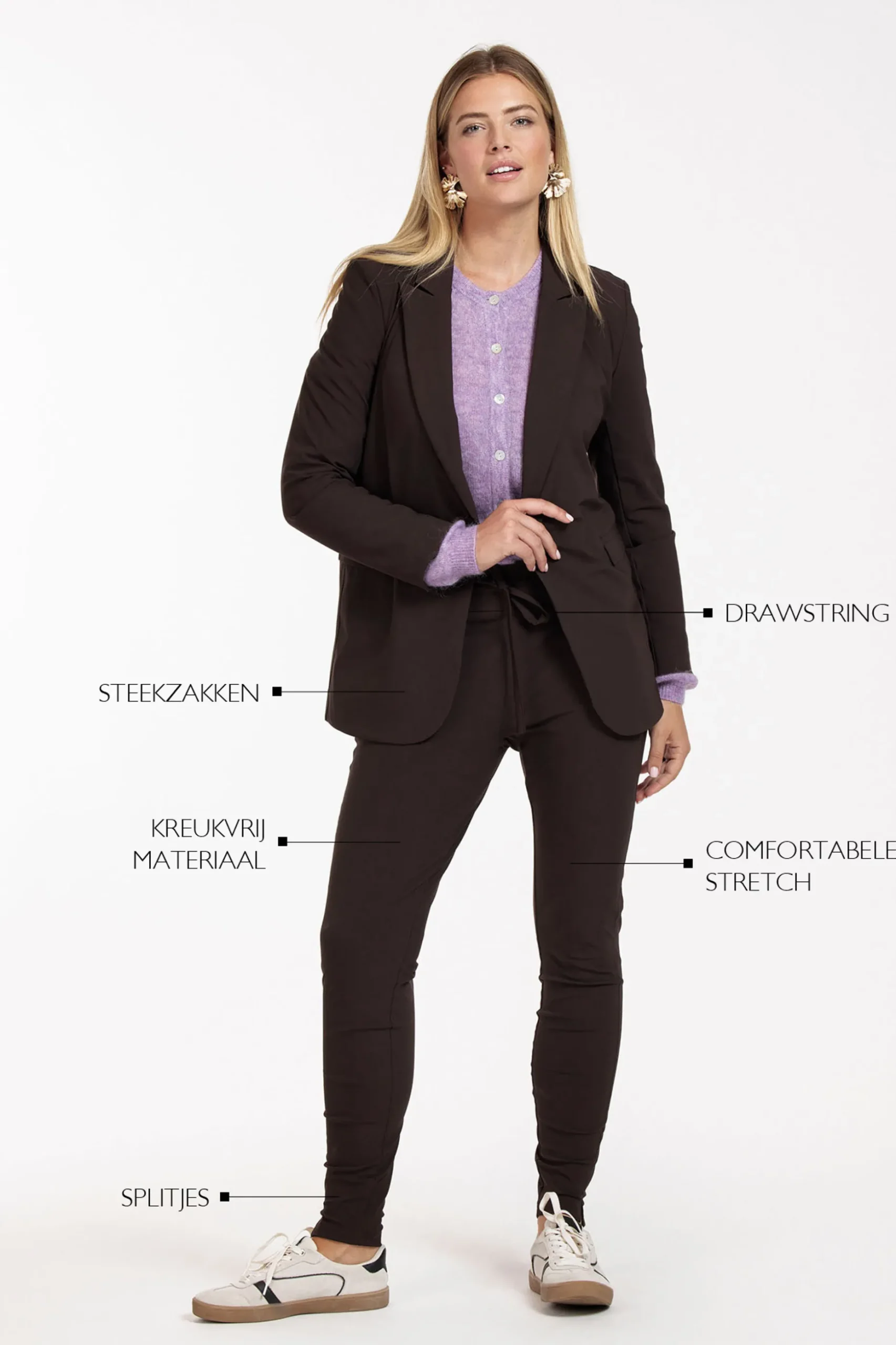Stairdown trousers - espresso