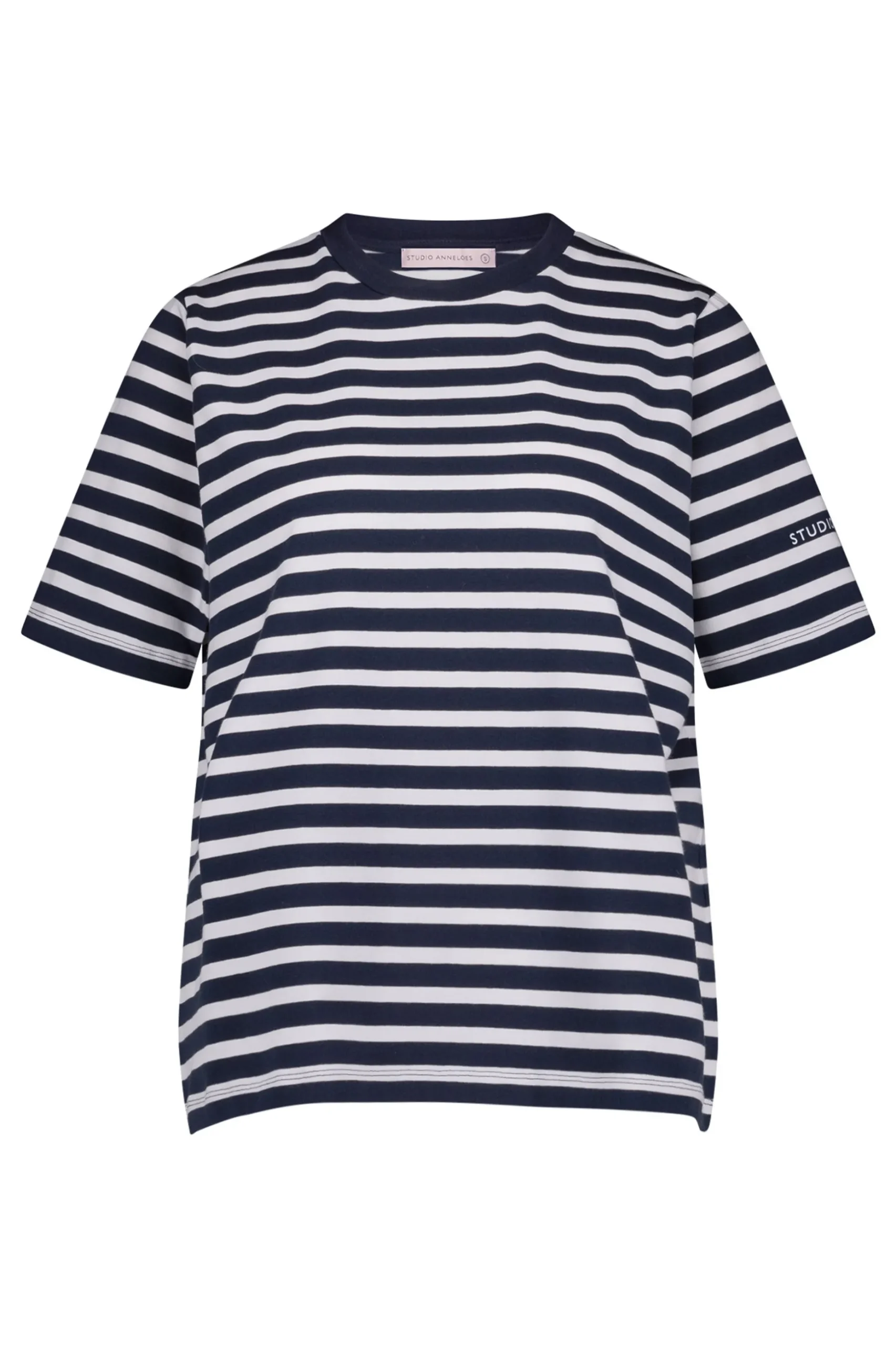 Steffie stripe tshirt - dark blue/off white