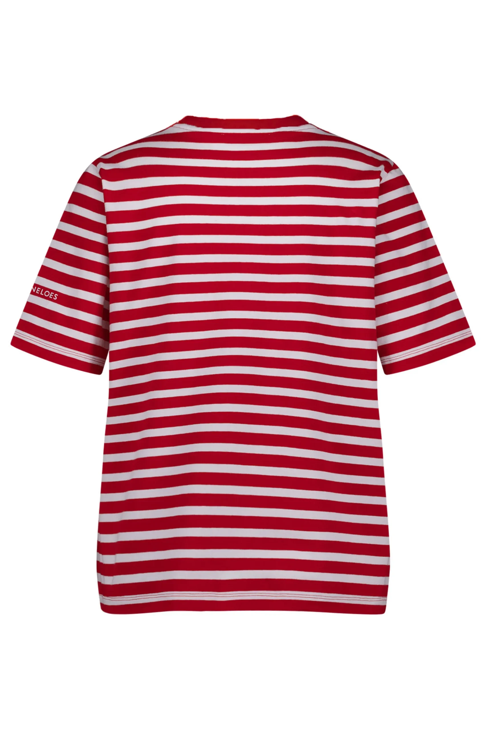 Steffie stripe tshirt - red/offwhite