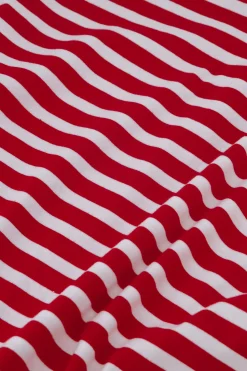 Steffie stripe tshirt - red/offwhite
