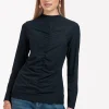 Stephana wrinkle top - dark blue