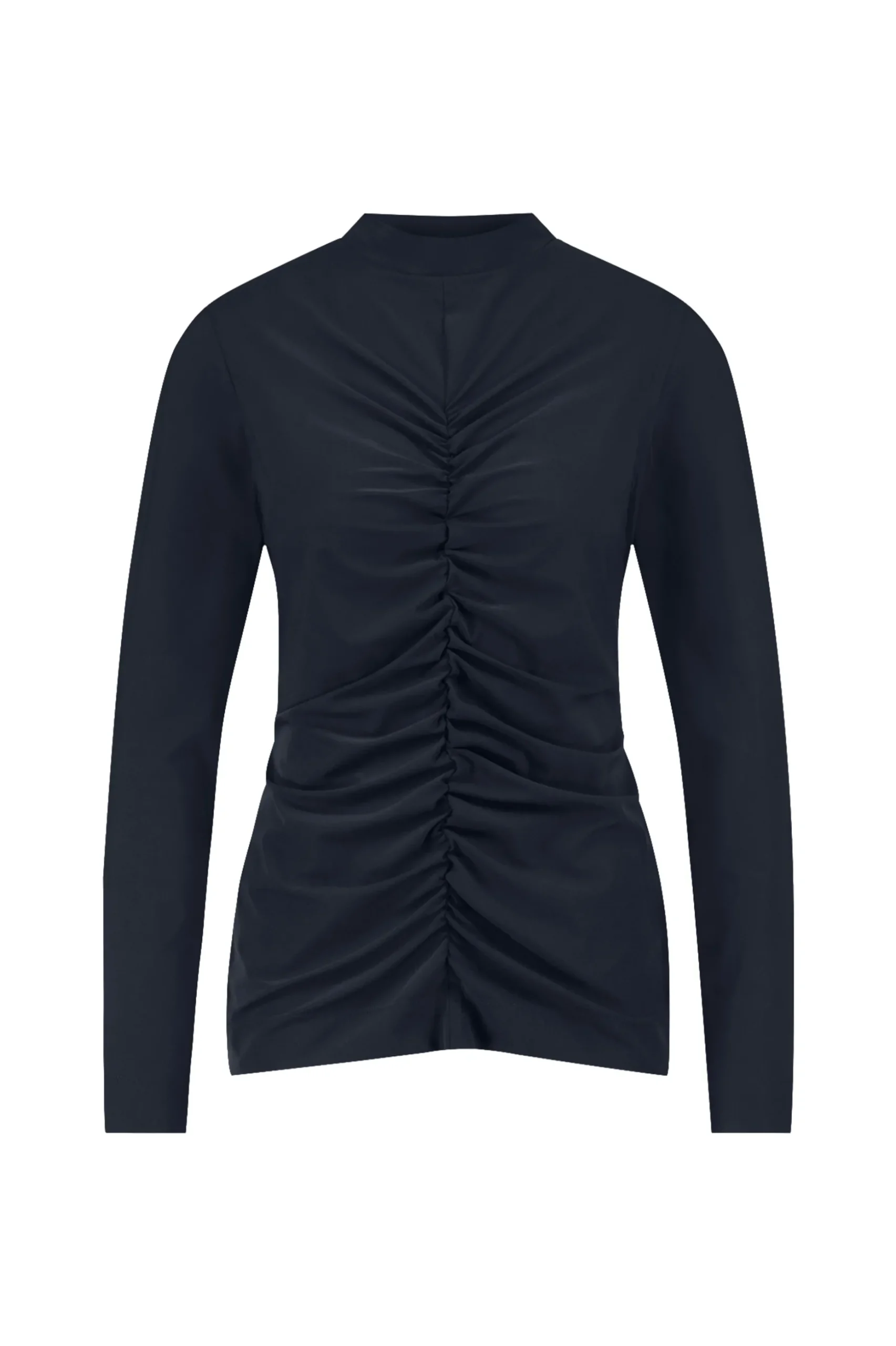 Stephana wrinkle top - dark blue