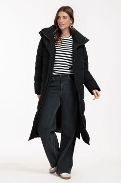 Tracey puffer coat - black