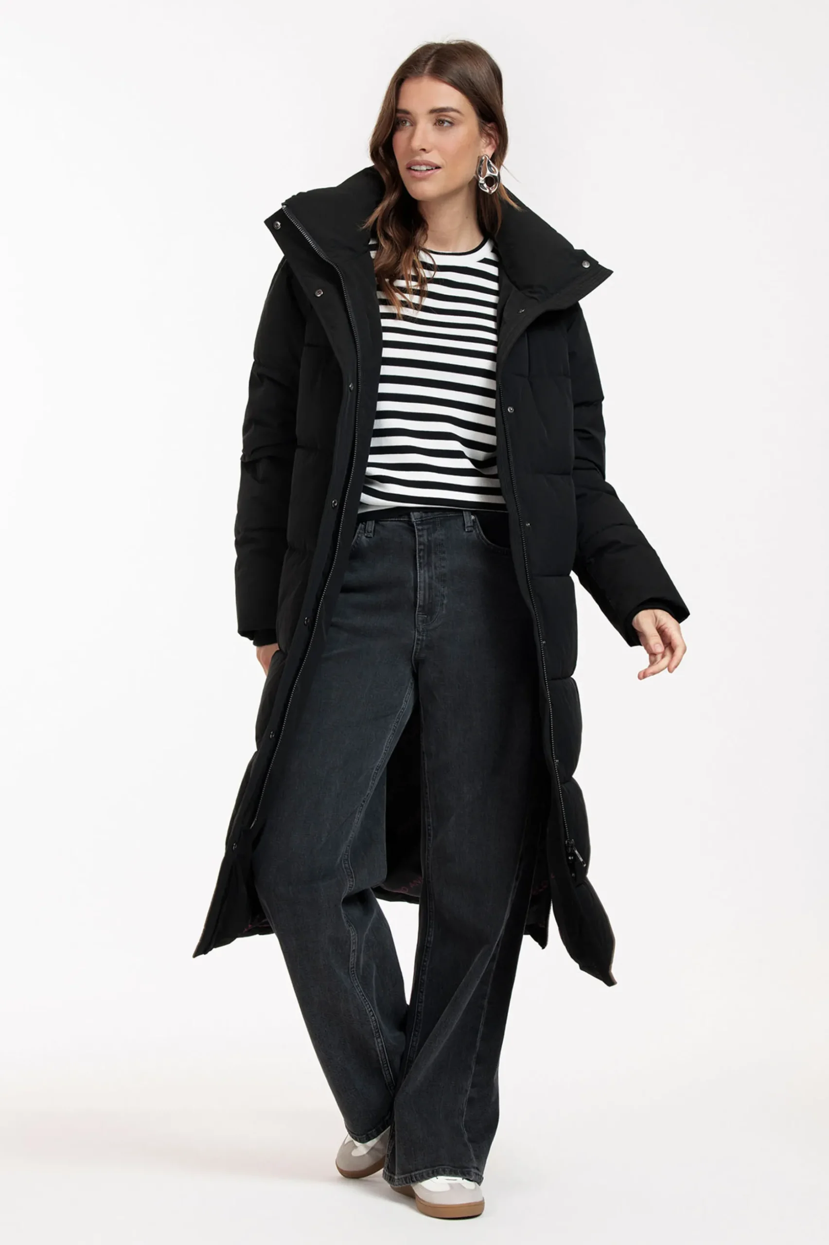 Tracey puffer coat - black