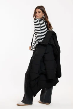 Tracey puffer coat - black
