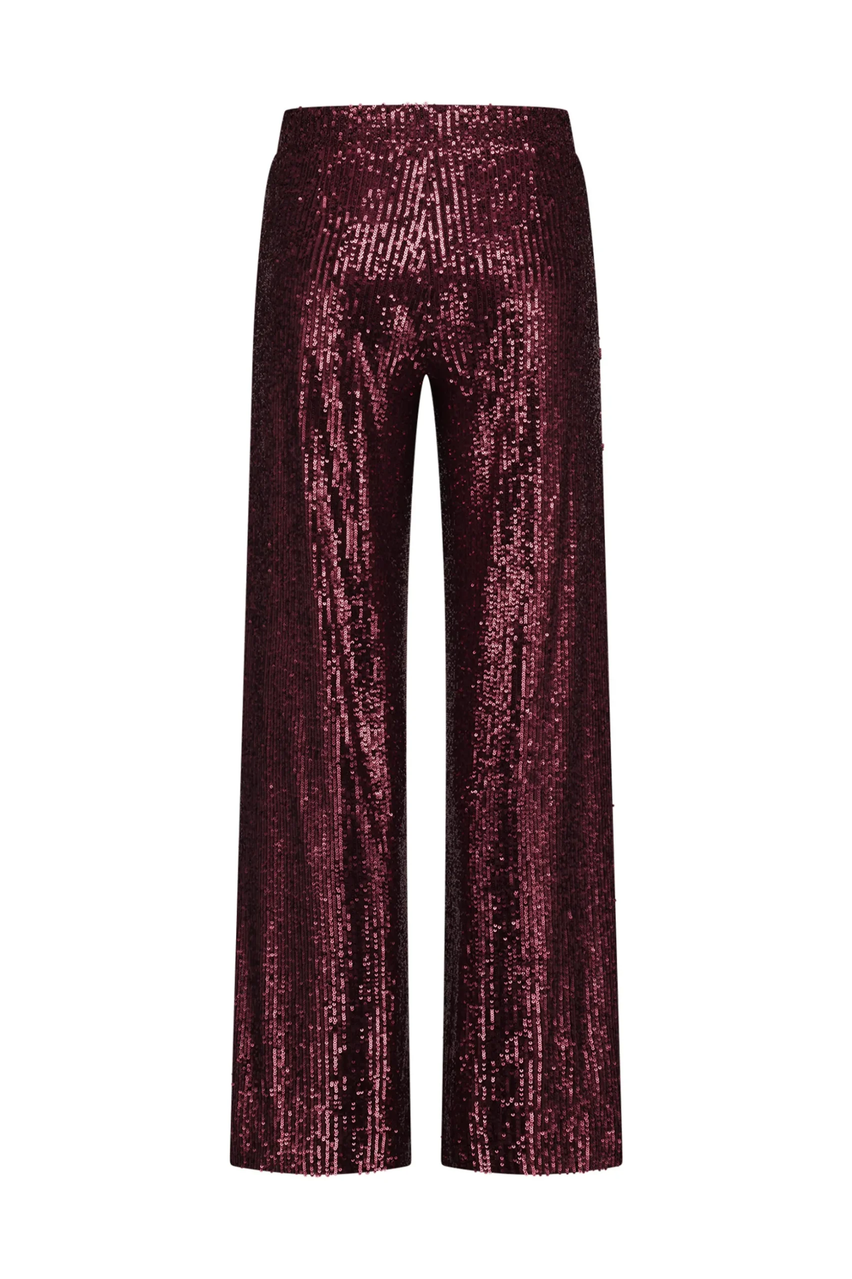 Tracey sequins trousers - merlot