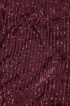 Tracey sequins trousers - merlot