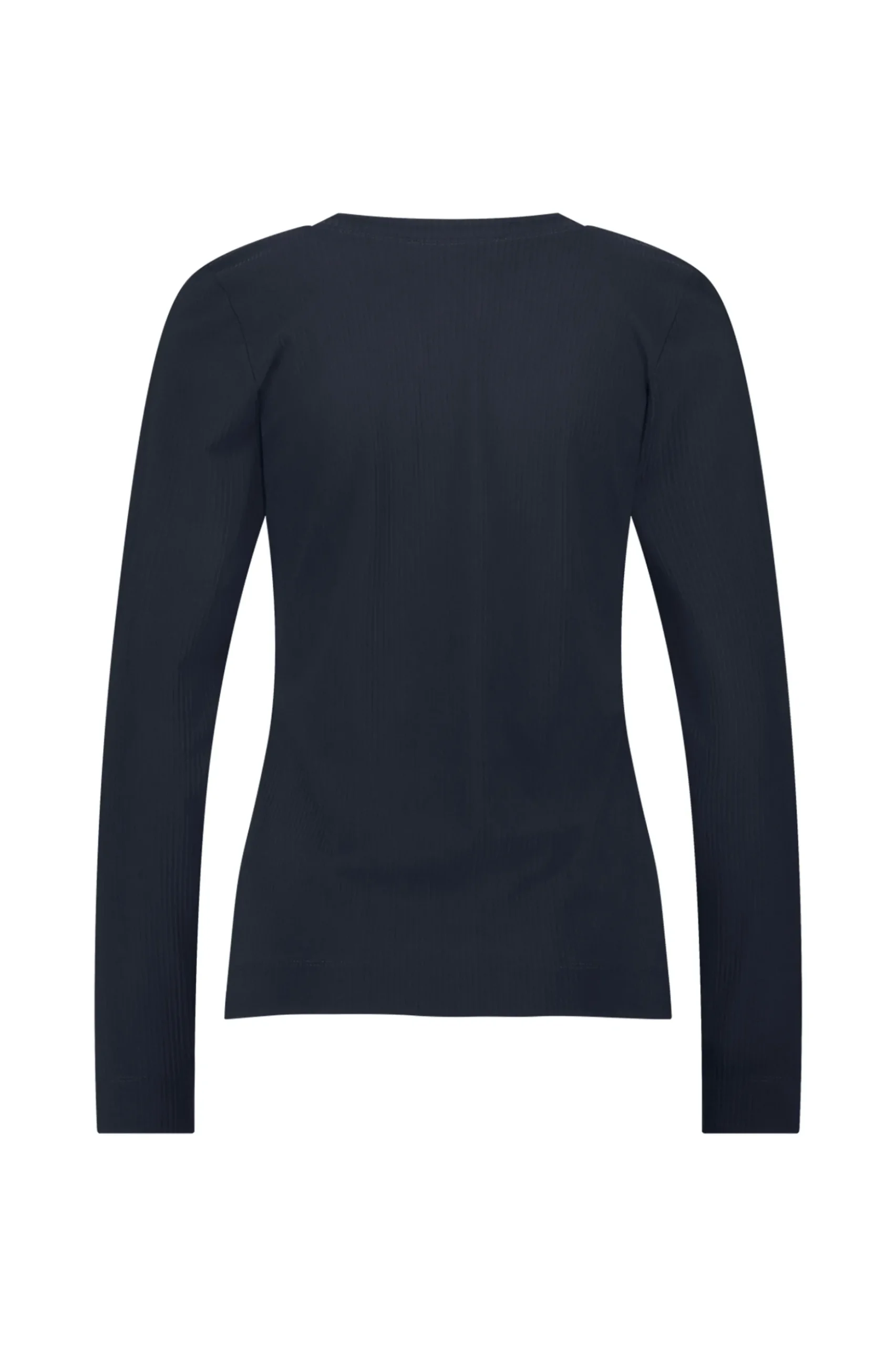 Travel rib Tee ls - dark blue