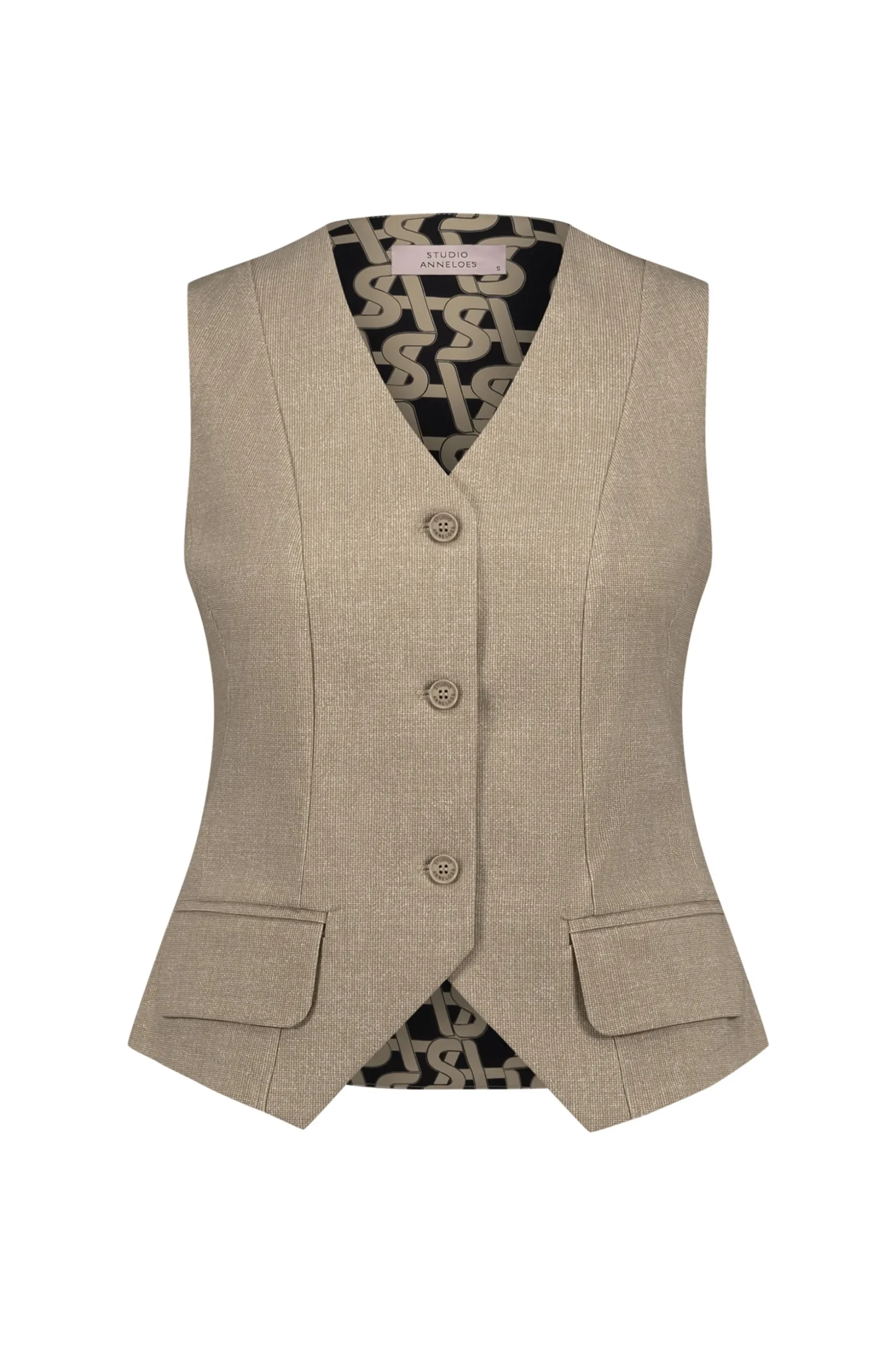 Trixi structure gilet - latte