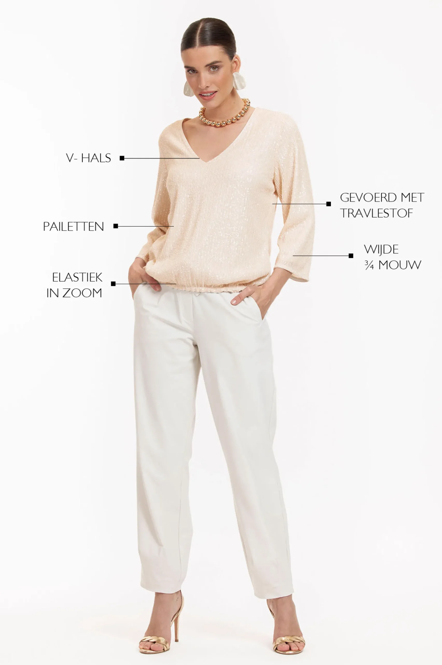 Victoria sequins top - kit