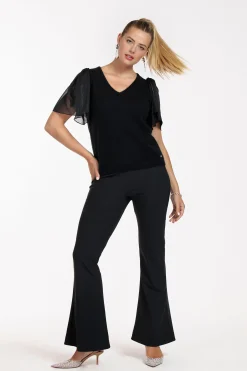 Vlinder mohair pullover - black