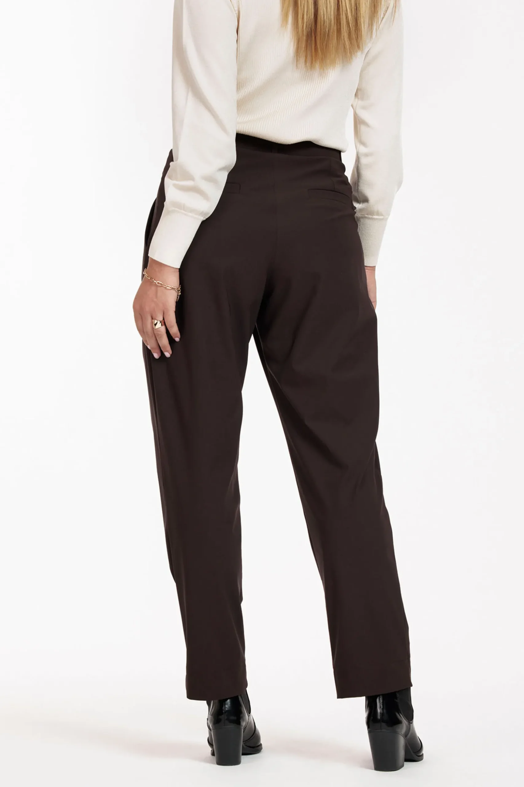 Willa carrot trousers - espresso