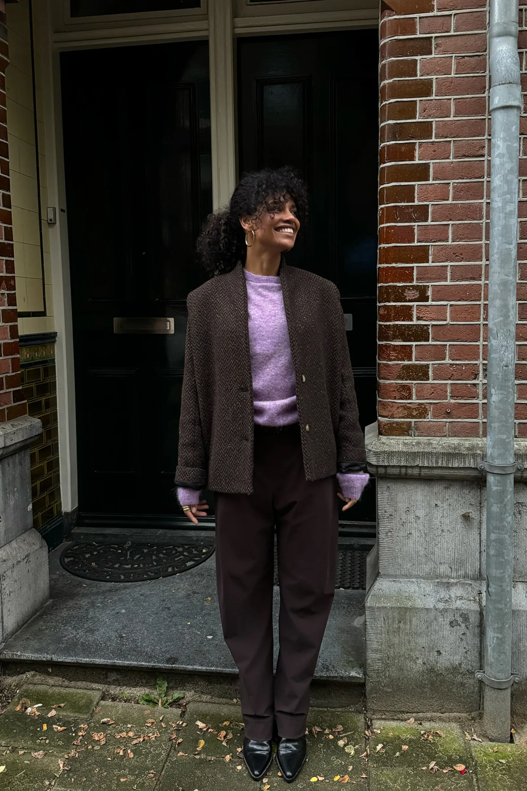 Willa carrot trousers - espresso